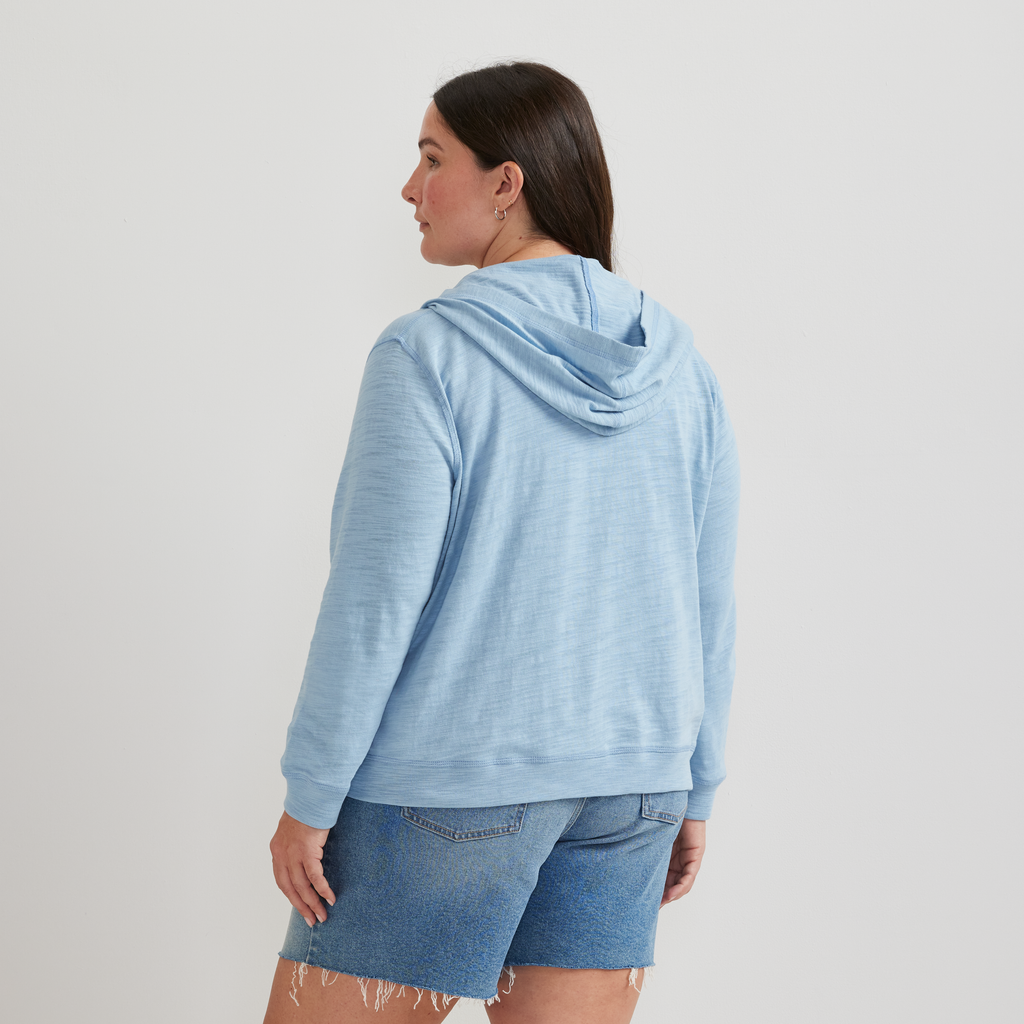 Women's Waverly Cotton Slub Full-Zip Sweatshirt
