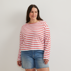 Women's Sailor Bateau Neck T-Shirt