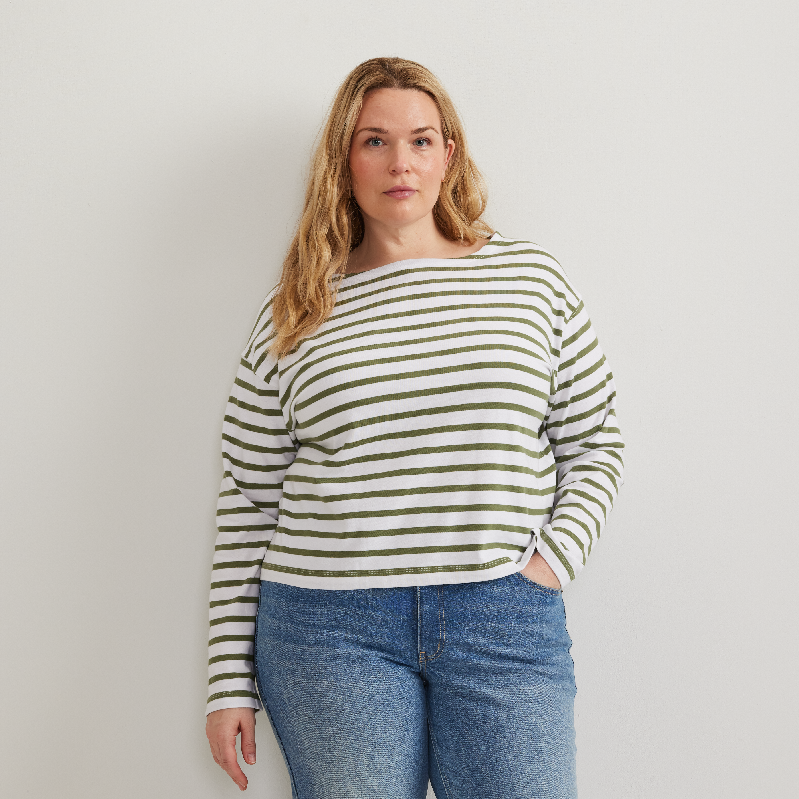Women's Sailor Bateau Neck T-Shirt