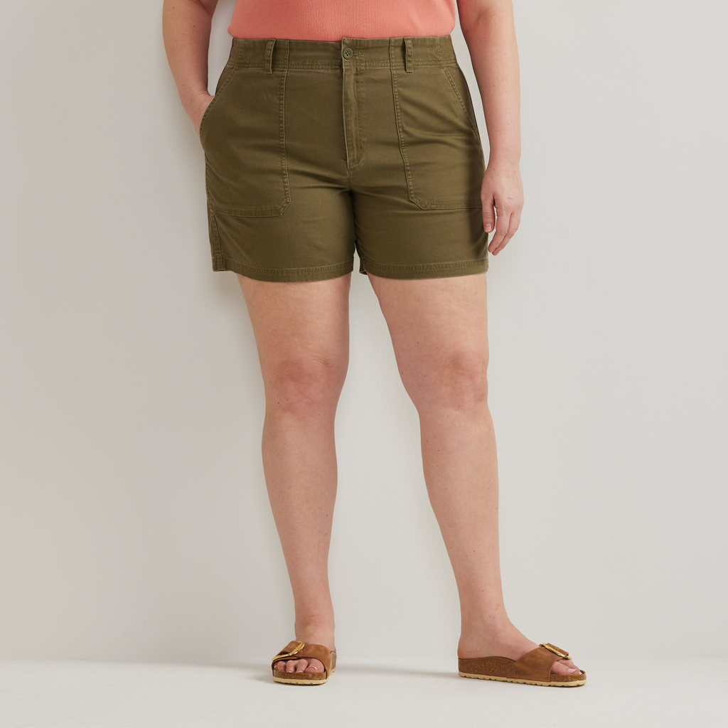 Women's Canvas Utility Shorts