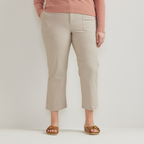 Women's Utility Stretch Canvas Kick Cropped Pants