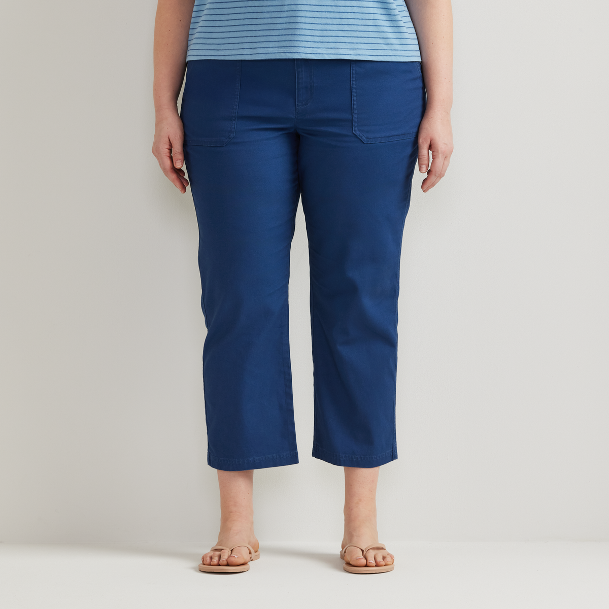 Women's Utility Stretch Canvas Kick Cropped Pants