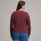 Women's Fav Long Sleeve Crew Neck Tee