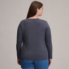 Women's Fav Long Sleeve Crew Neck Tee