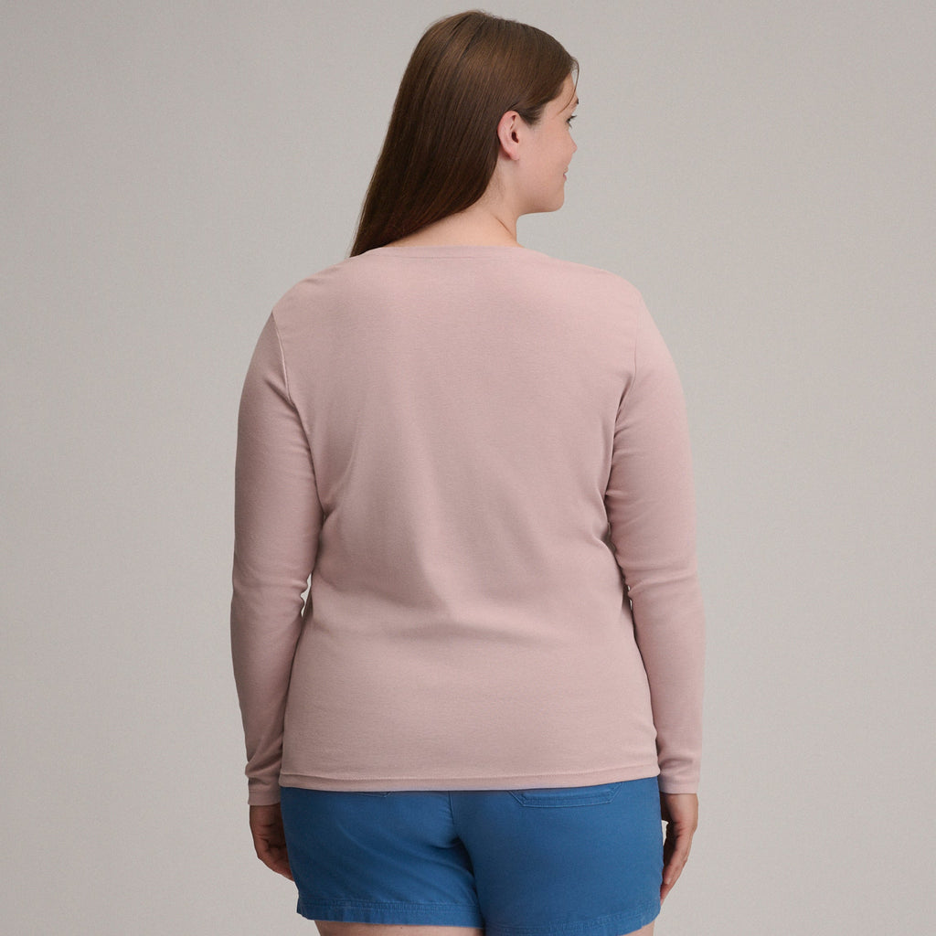Women's Fav Long Sleeve Crew Neck Tee