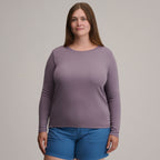 Women's Fav Long Sleeve Crew Neck Tee