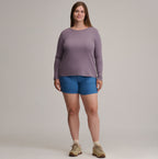 Women's Fav Long Sleeve Crew Neck Tee