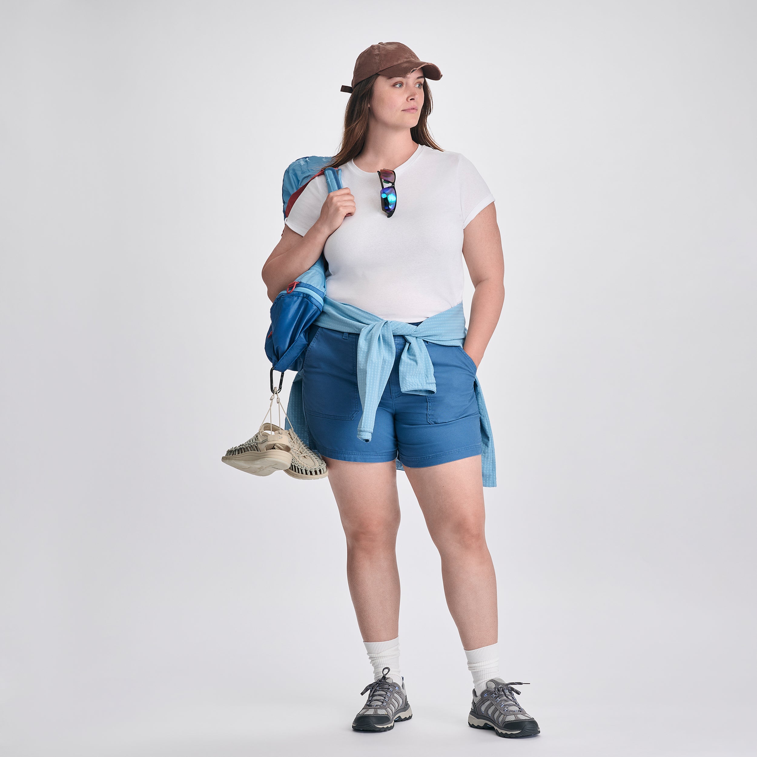 Women's Canvas Utility Shorts