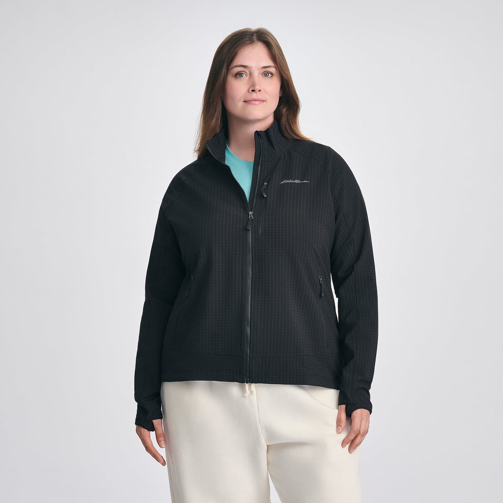 Women's Sandstone Backbone Grid Jacket