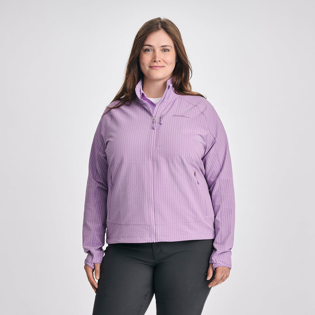 Women's Sandstone Backbone Grid Jacket