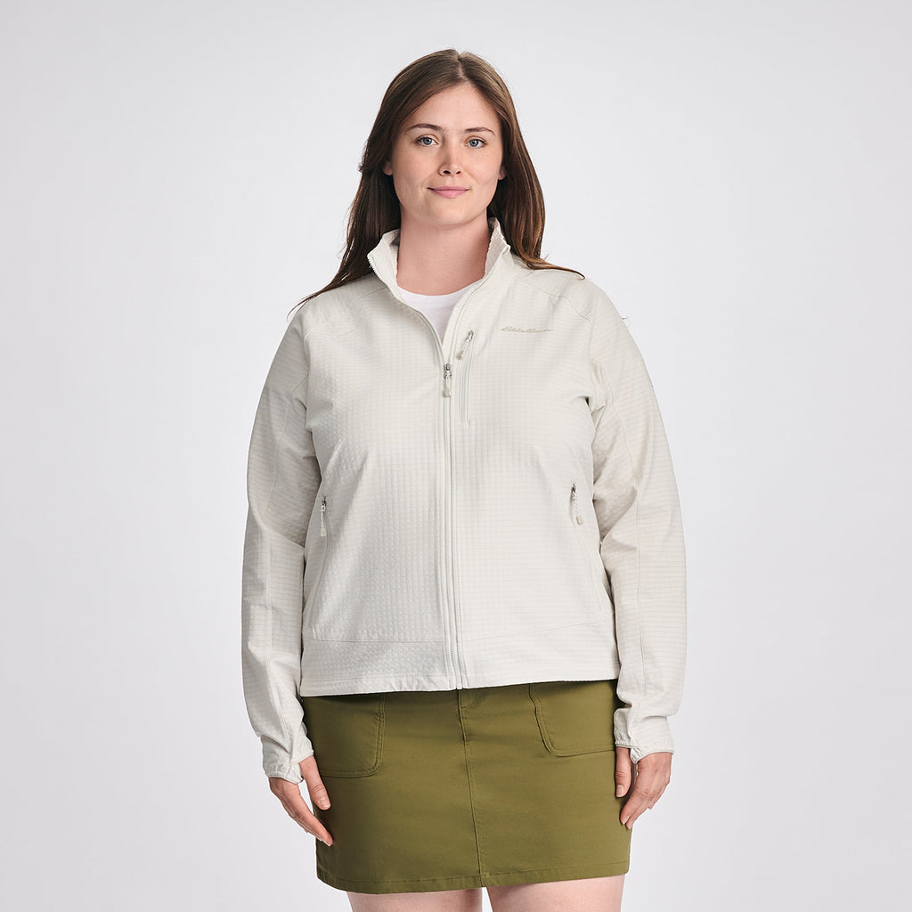 Women's Sandstone Backbone Grid Jacket