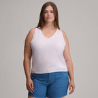 Women's Sunwashed Cotton V-Neck Tank