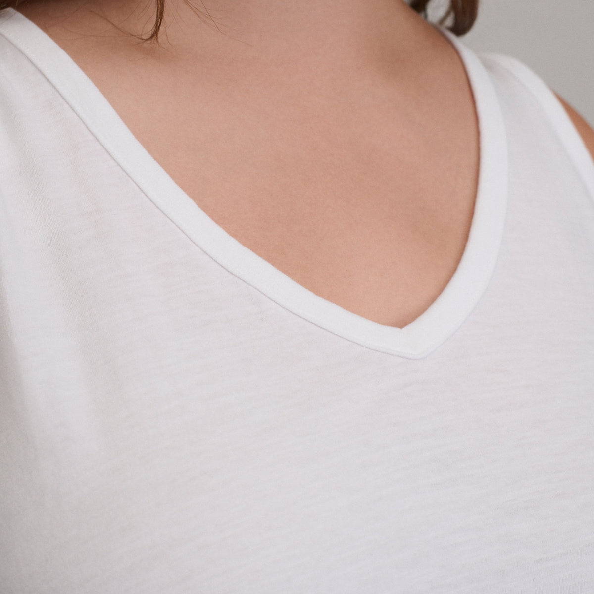 Women's Sunwashed Cotton V-Neck Tank
