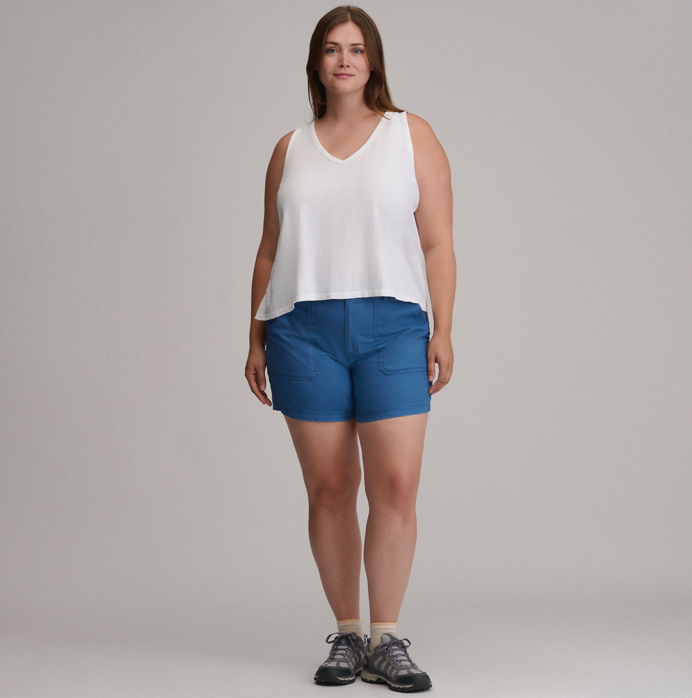 Women's Sunwashed Cotton V-Neck Tank