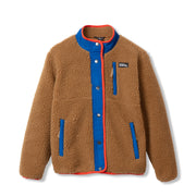 Kids Fleece Mixed Media Jacket - BRONZE