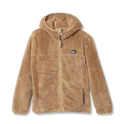 Kids Quest Fleece Plush Hooded Jacket - KHAKI