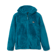 Kids Quest Fleece Plush Hooded Jacket - TAHITIAN TIDE