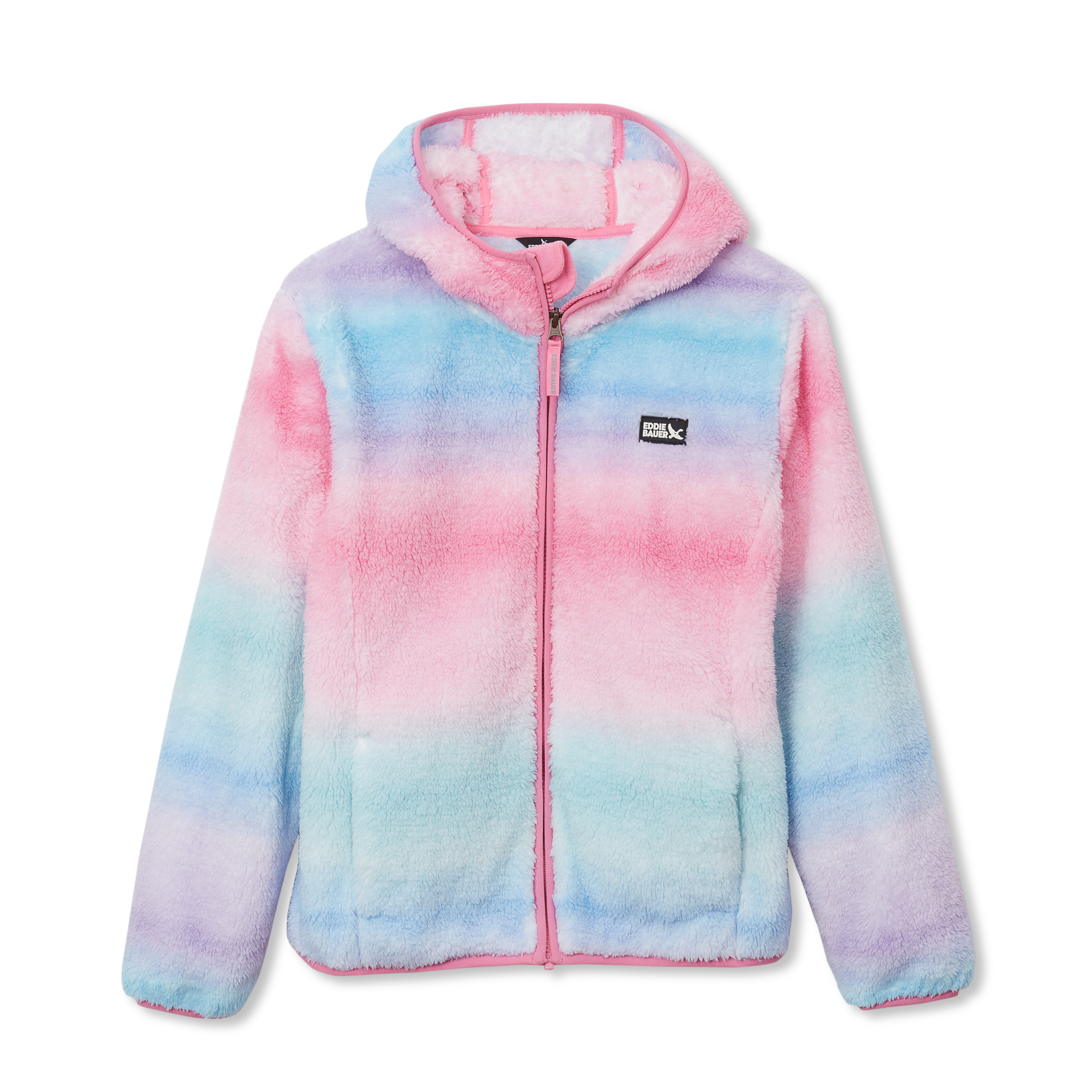 Kids Quest Fleece Plush Hooded Jacket - Print