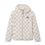 Kids Quest Fleece Plush Hooded Jacket - Print - NATURAL