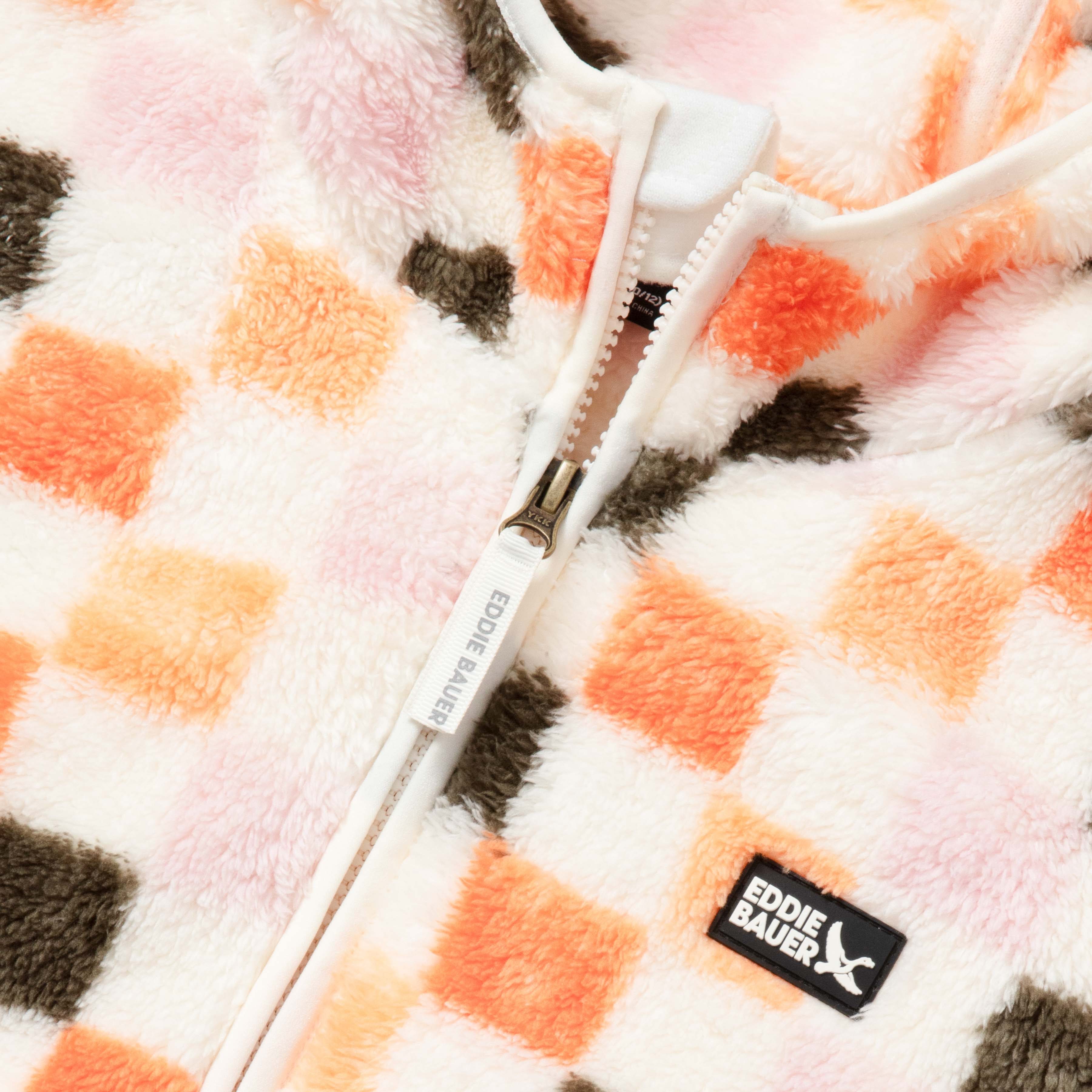 Kids Quest Fleece Plush Hooded Jacket - Print