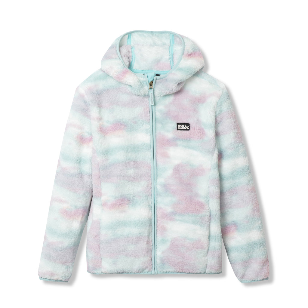 Kids Quest Fleece Plush Hooded Jacket - Print