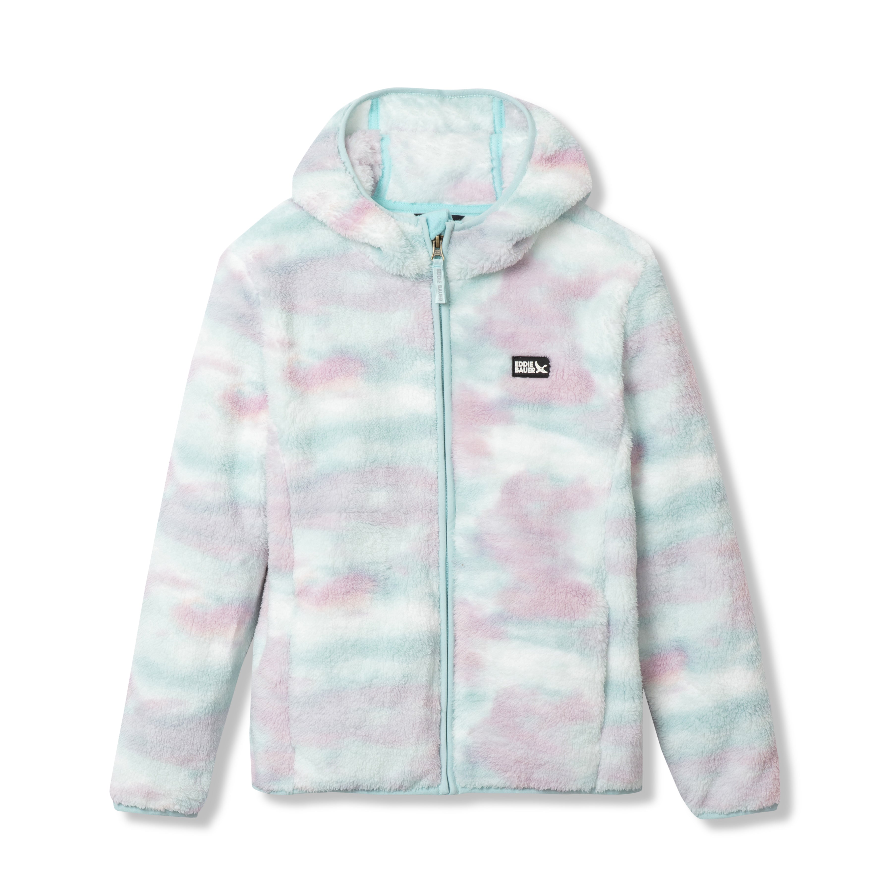 Kids Quest Fleece Plush Hooded Jacket - Print