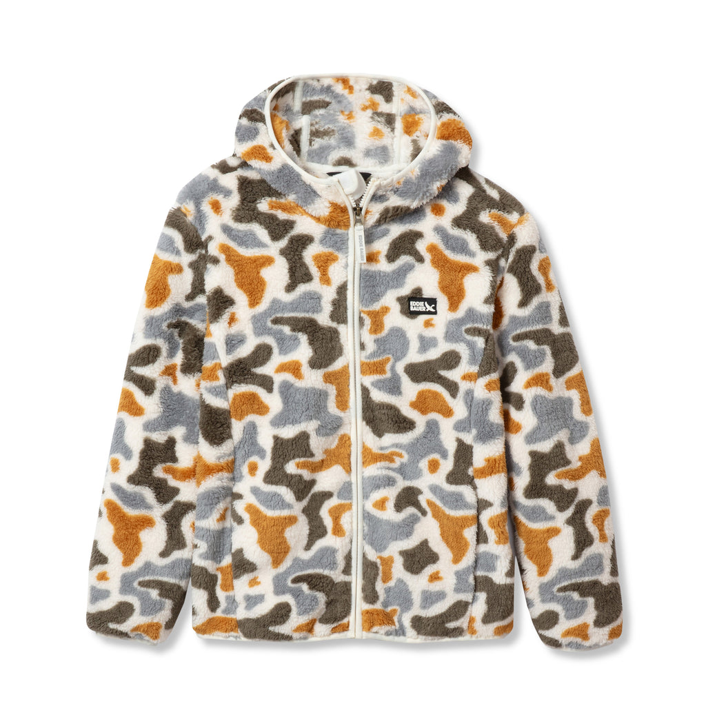 Kids Quest Fleece Plush Hooded Jacket - Print