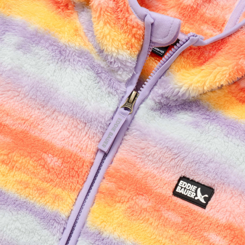 Kids Quest Fleece Plush Hooded Jacket - Print