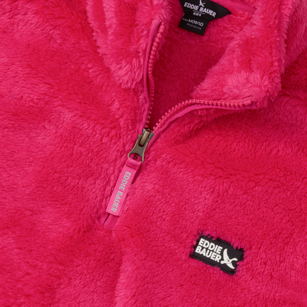 Kids Quest Fleece Plush 1/4 Zip Jacket