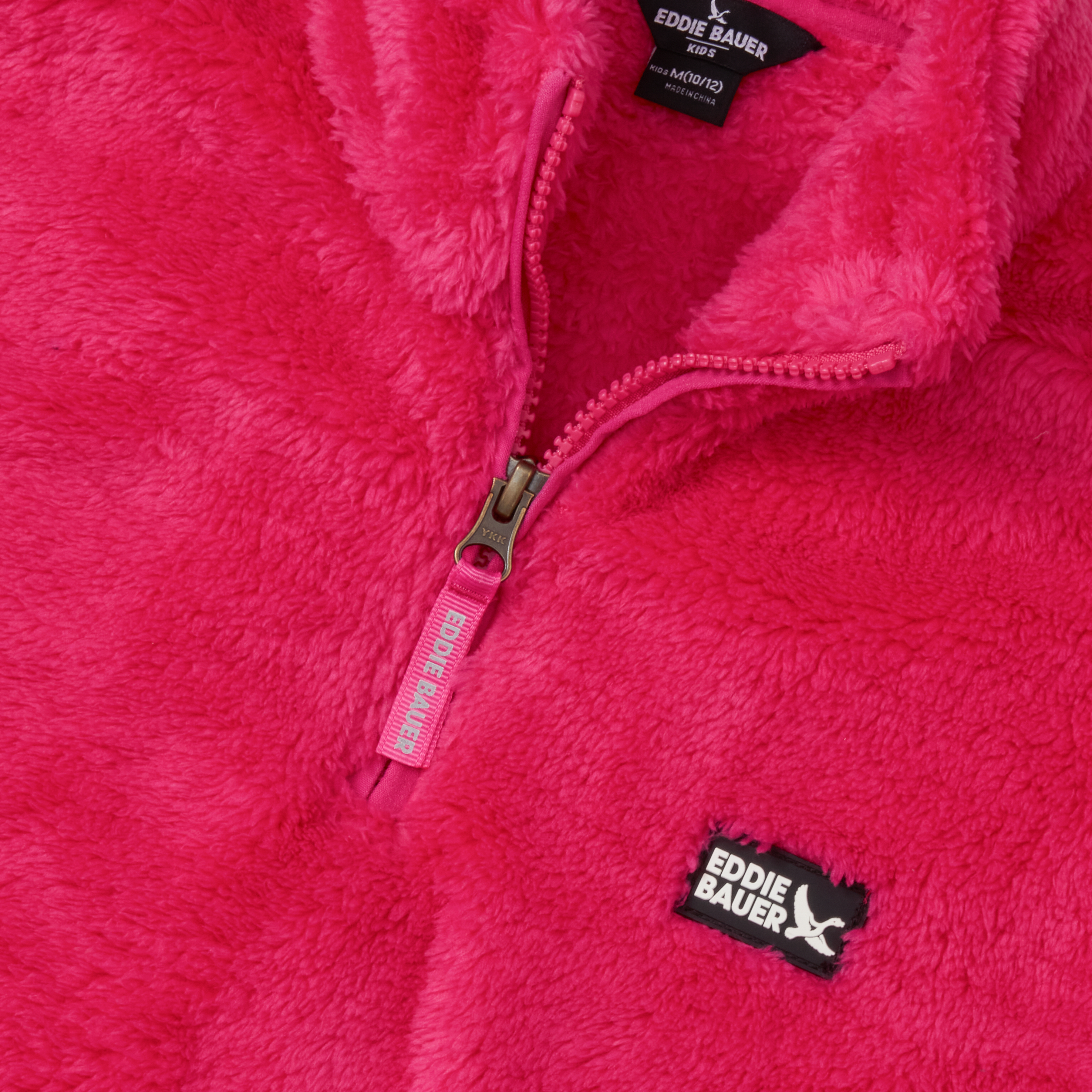 Kids Quest Fleece Plush 1/4 Zip Jacket