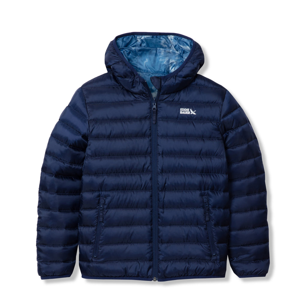 Kids Reversible Cirruslite Down Hooded Jacket