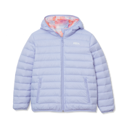 Kids Reversible Cirruslite Down Hooded Jacket - LAVENDER