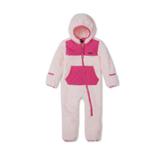 Infant Quest Fleece Plush Onesie - BLUSH