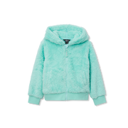 Toddler Quest Fleece Plush Hooded Jacket - LIGHT TEAL
