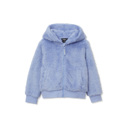Toddler Quest Fleece Plush Hooded Jacket - LAVENDER