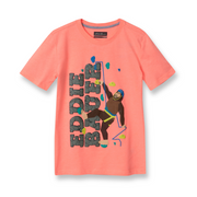 Boys Graphic Short-Sleeve T-Shirt - FUSHION CORAL