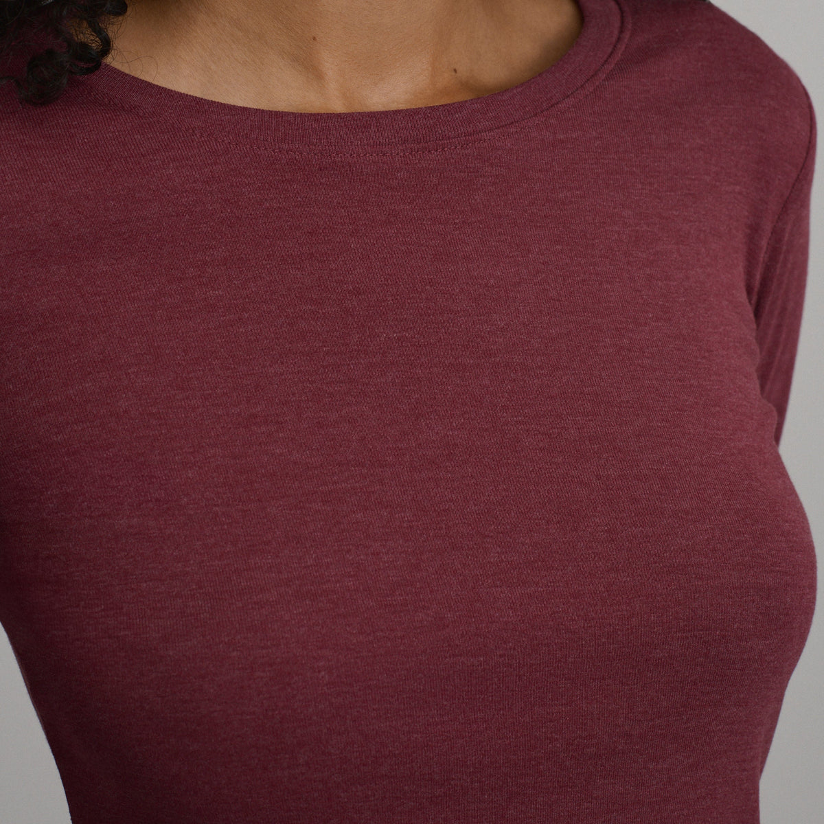 Women's Fav Long Sleeve Crew Neck Tee