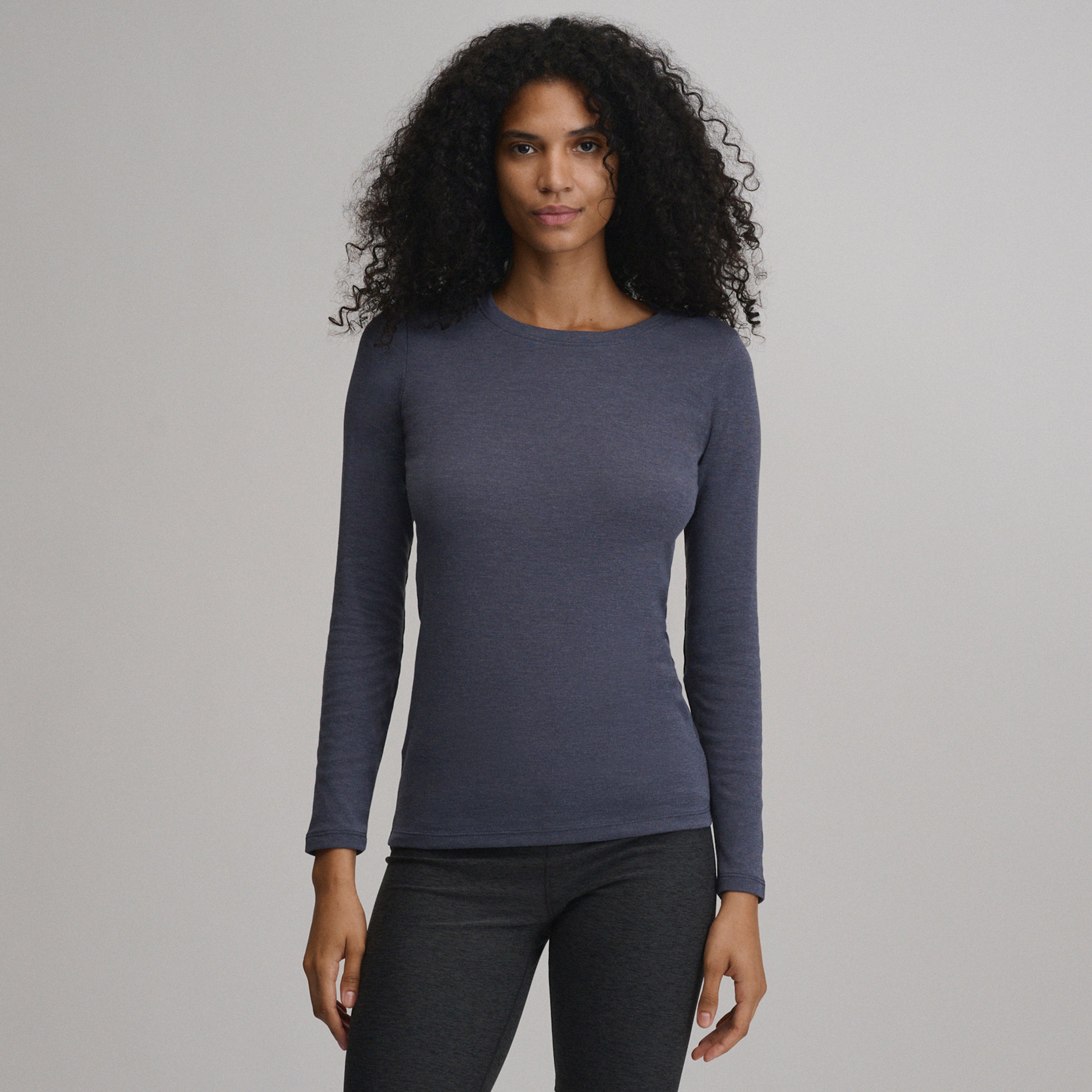 Women's Fav Long Sleeve Crew Neck Tee