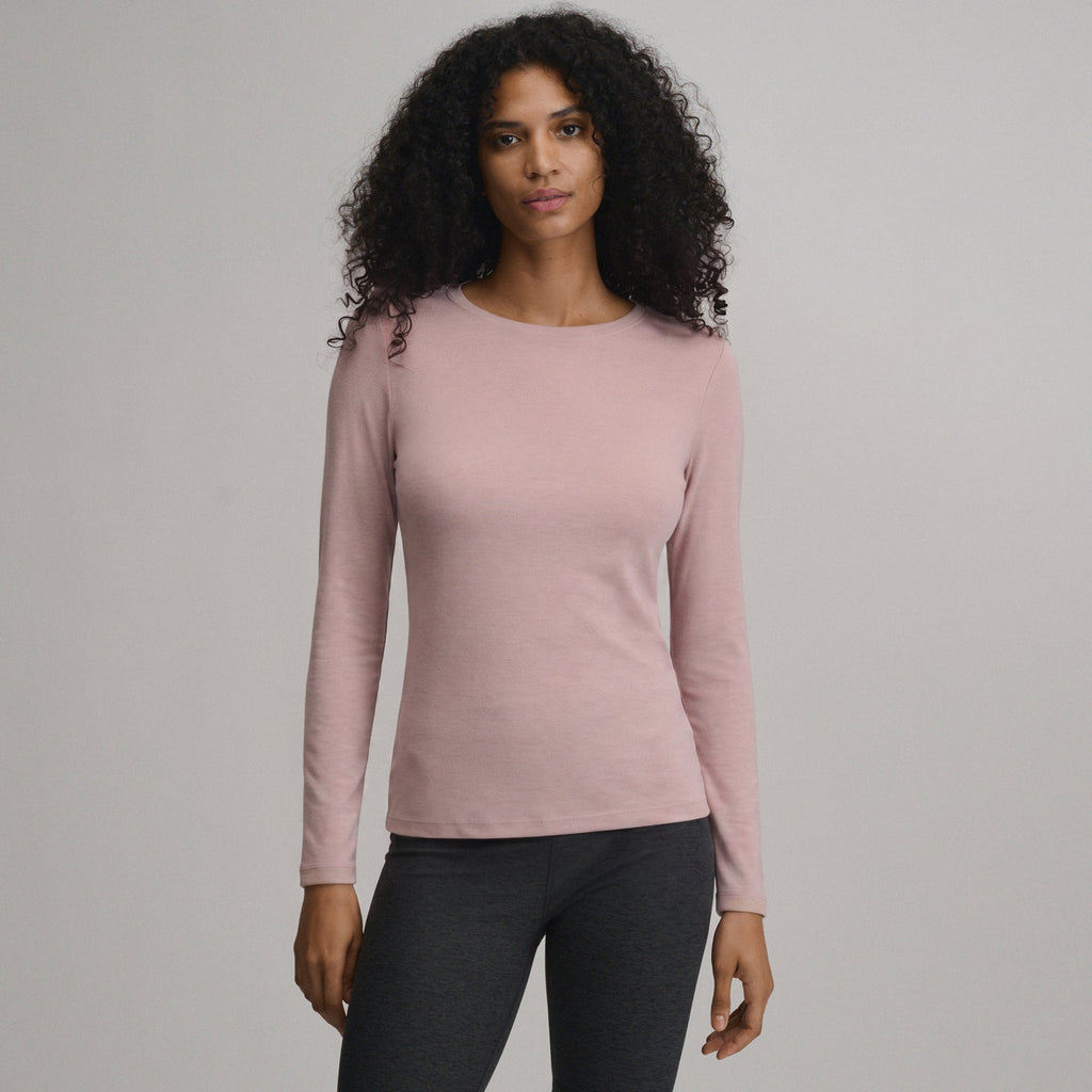 Women's Fav Long Sleeve Crew Neck Tee