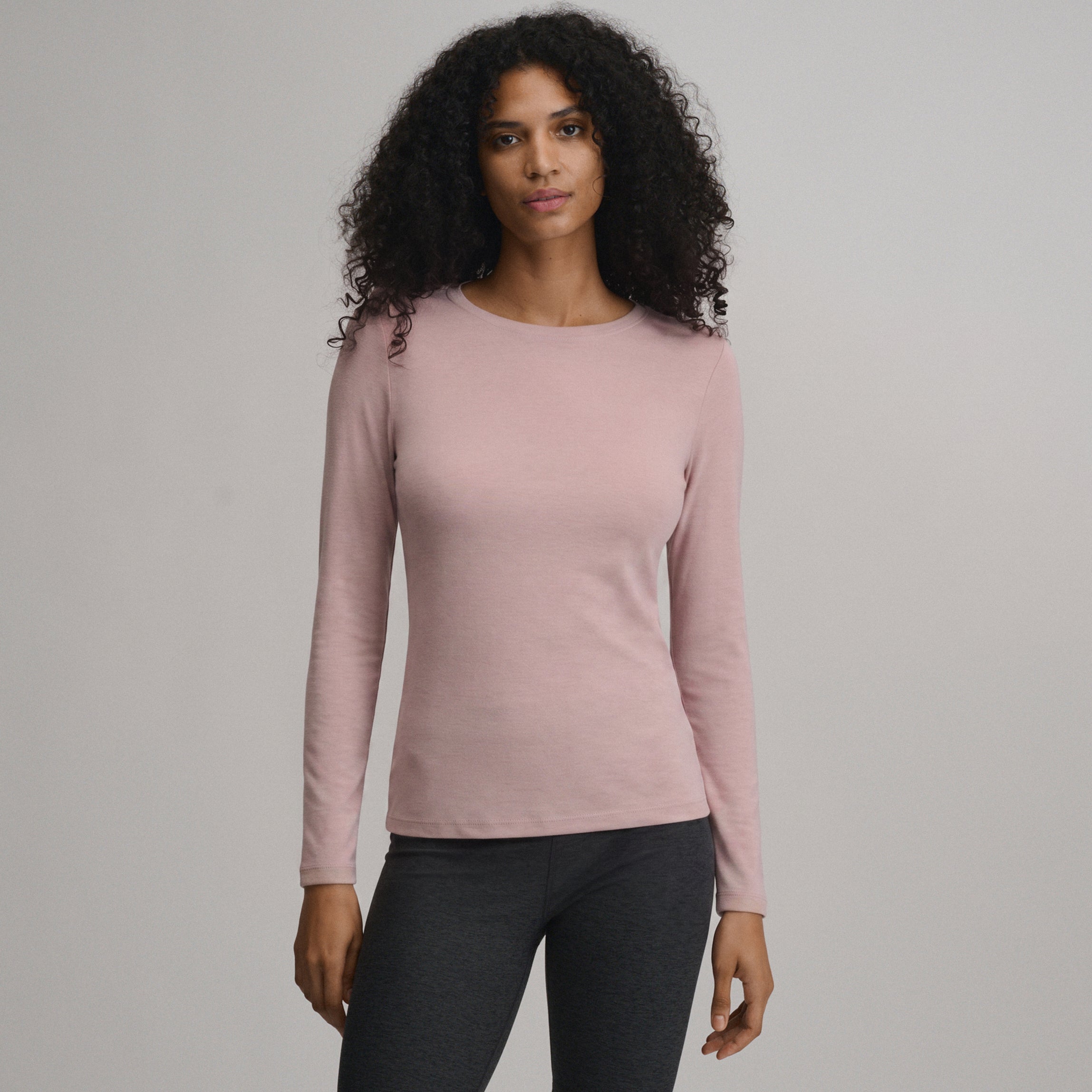 Women's Fav Long Sleeve Crew Neck Tee