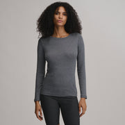 Women's Fav Long Sleeve Crew Neck Tee - Mheagra