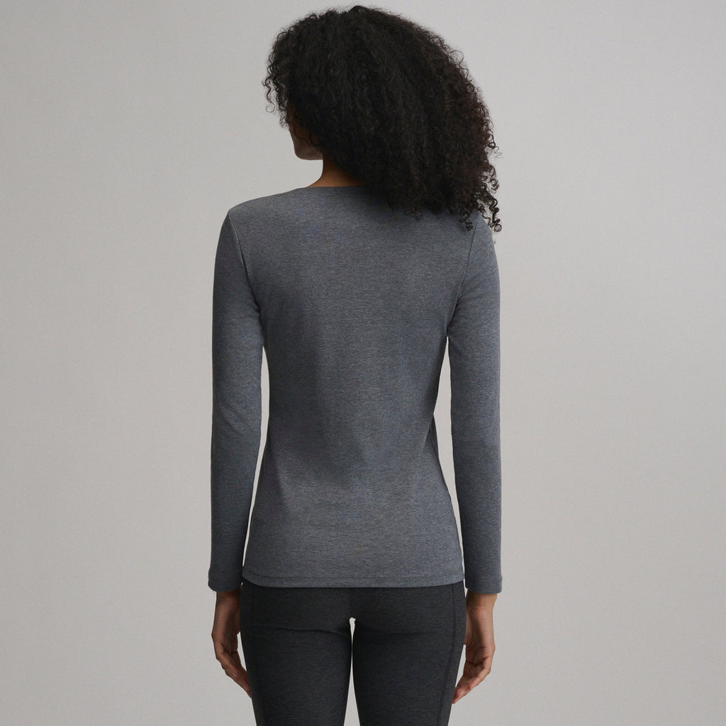 Women's Fav Long Sleeve Crew Neck Tee
