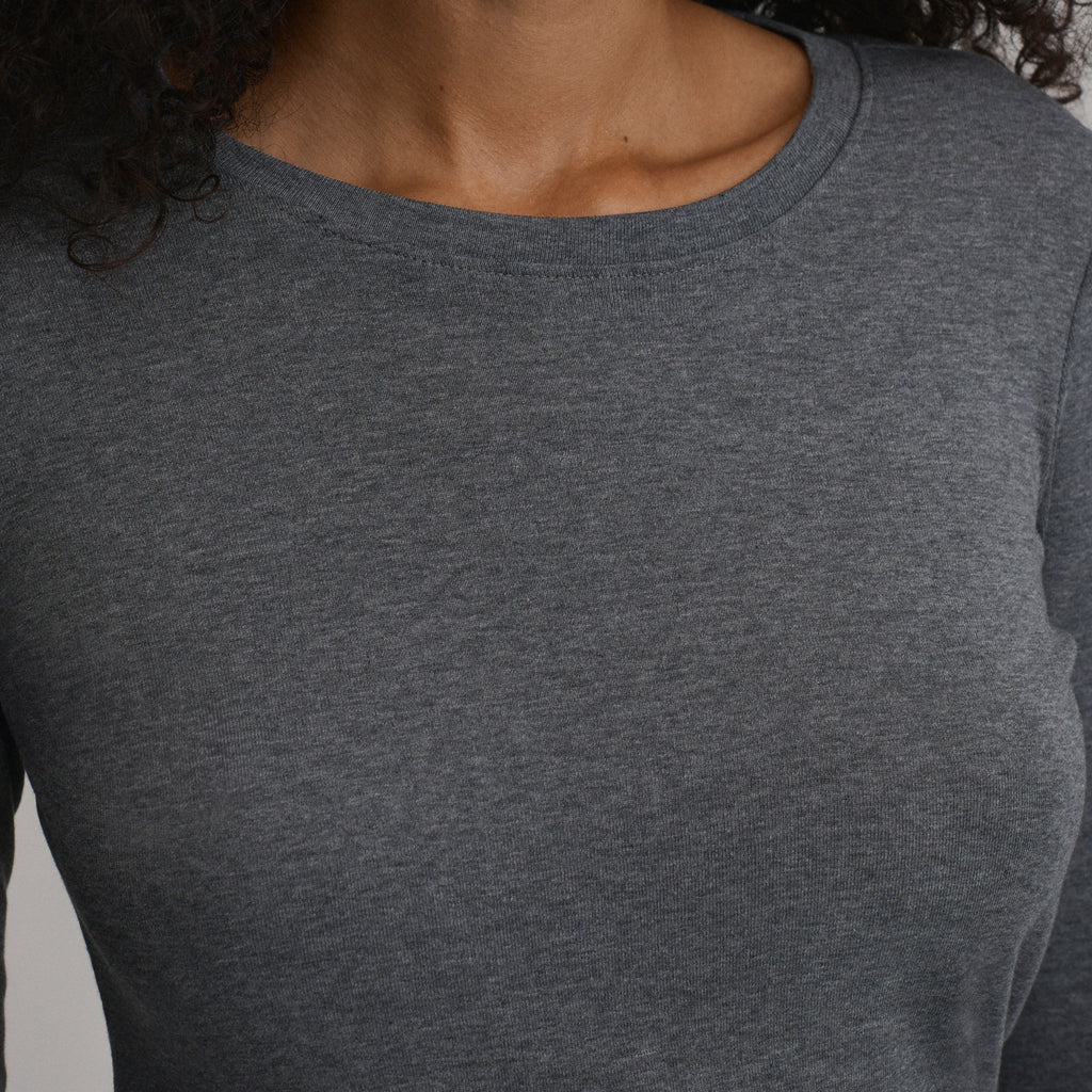 Women's Fav Long Sleeve Crew Neck Tee