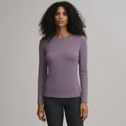 Women's Fav Long Sleeve Crew Neck Tee - Thistle
