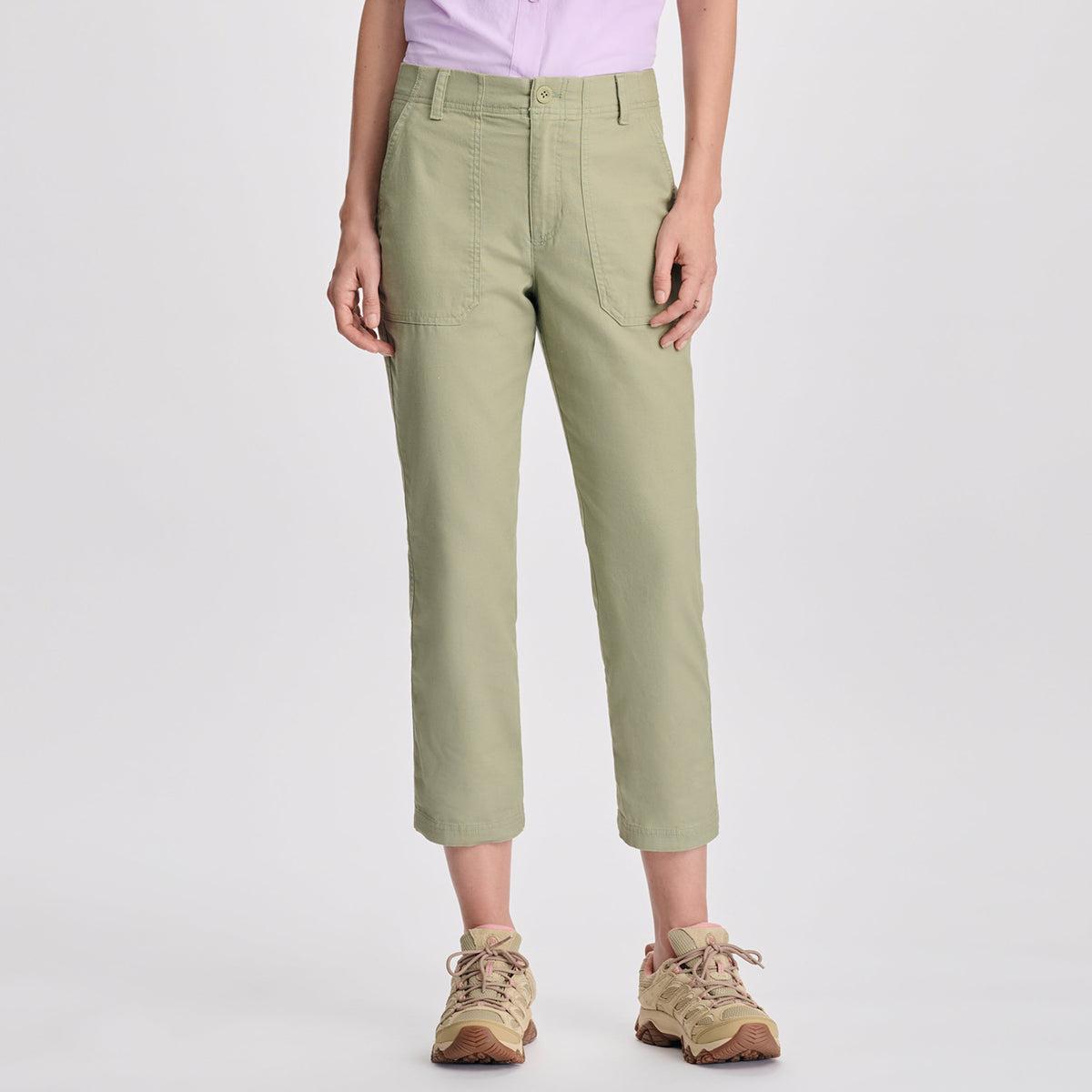Women's Utility Stretch Canvas Kick Cropped Pants
