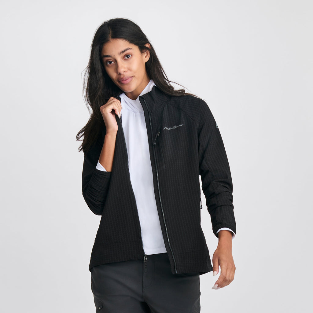 Women's Sandstone Backbone Grid Jacket