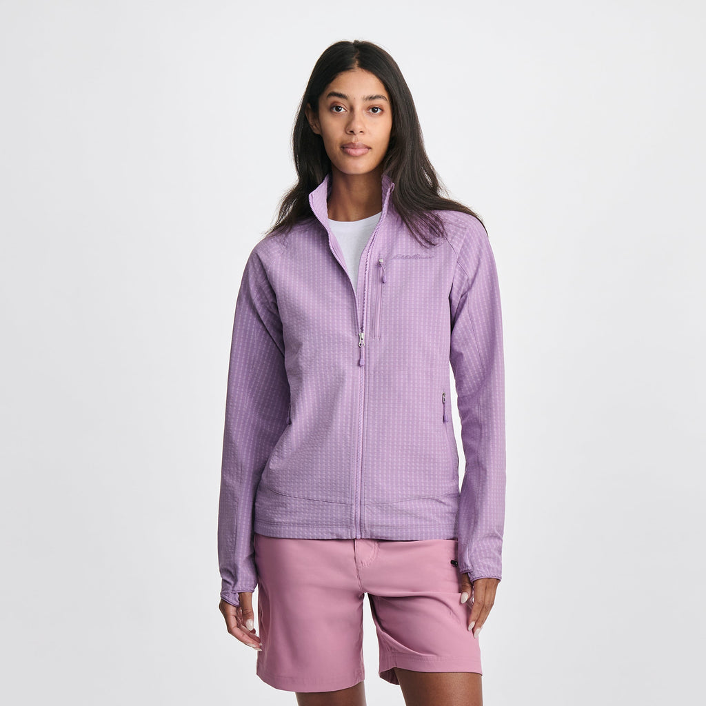 Women's Sandstone Backbone Grid Jacket