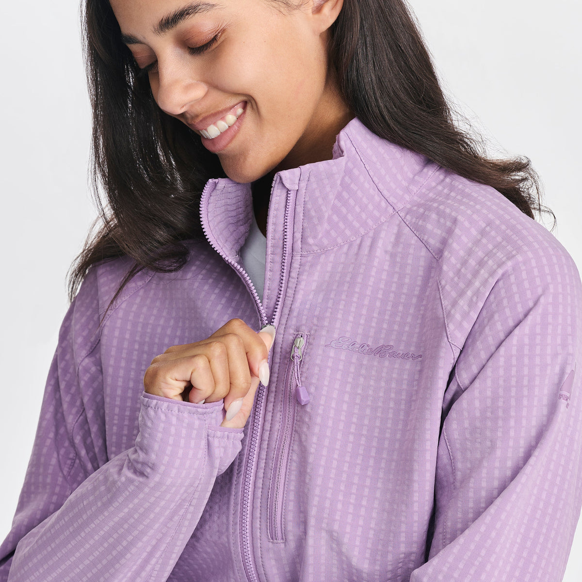 Women's Sandstone Backbone Grid Jacket