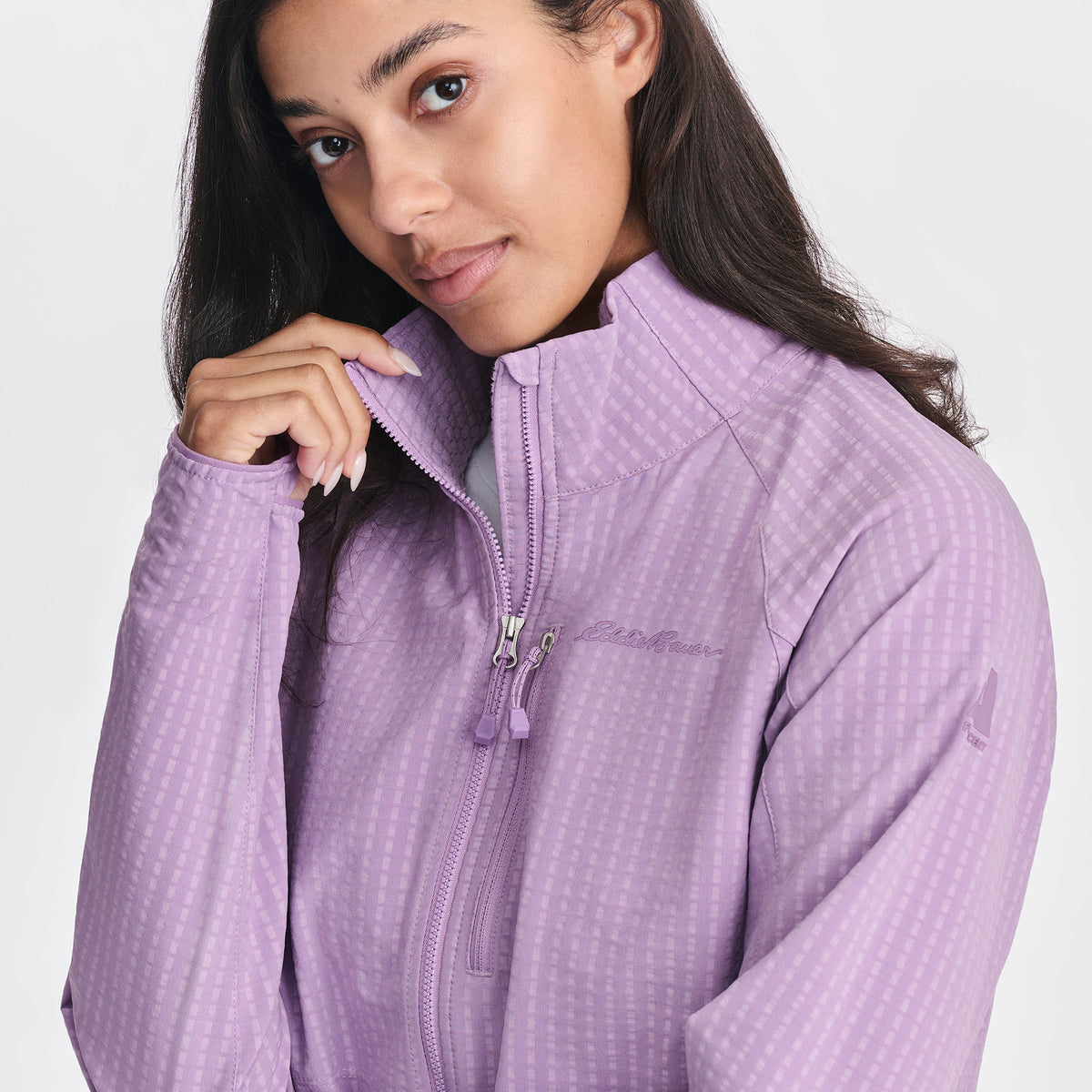 Women's Sandstone Backbone Grid Jacket