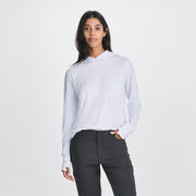 Women's Sundrift UPF Long Sleeve Hoodie - White